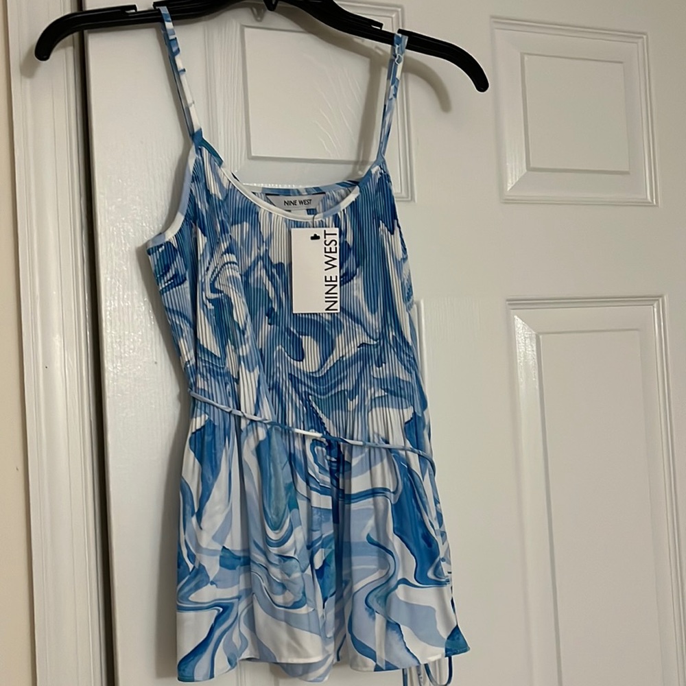 Nine West Pleated Cami Swing Top